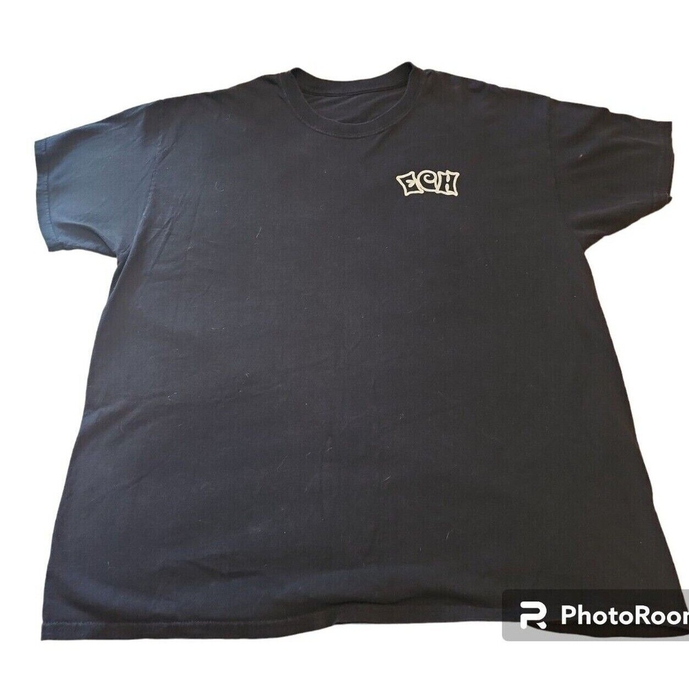 East Coast Hippies Graphic T-Shirt Funny Novelty Design Black Tee XL‎